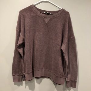 american eagle women’s muted purple pull over